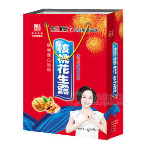 核桃花生露植物蛋白饮料礼盒
