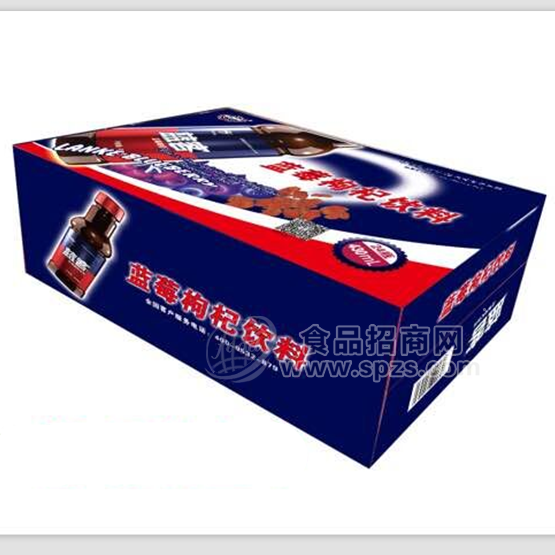 蓝客 蓝莓枸杞饮料 430mlx24瓶