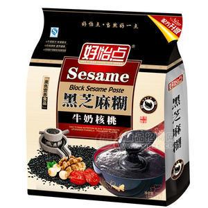 好怡点 牛奶核桃 黑芝麻糊 758g