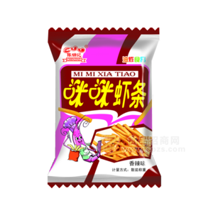 陈锦记 咪咪虾条 香辣味 膨化食品
