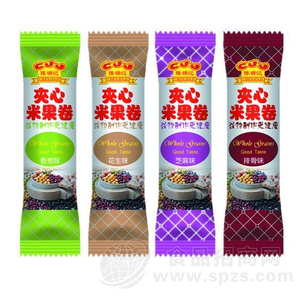 陈锦记 夹心米果卷 膨化食品