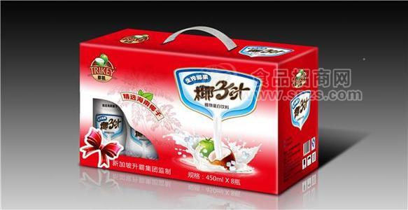 椰汁礼盒效果-红