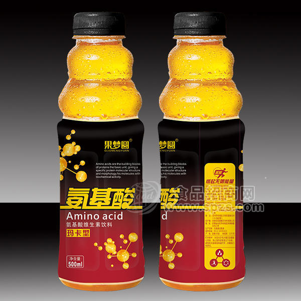 果夢圓氨基酸能量飲料 瑪卡維生素飲料500ml