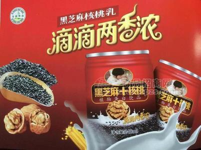 溢香果园黑芝麻核桃奶