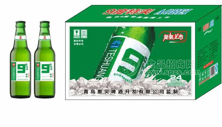 330毫升9度特爽啤酒