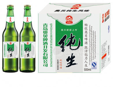 500毫升原麥純生啤酒