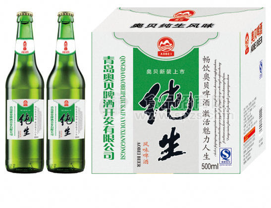 500毫升原麥純生啤酒