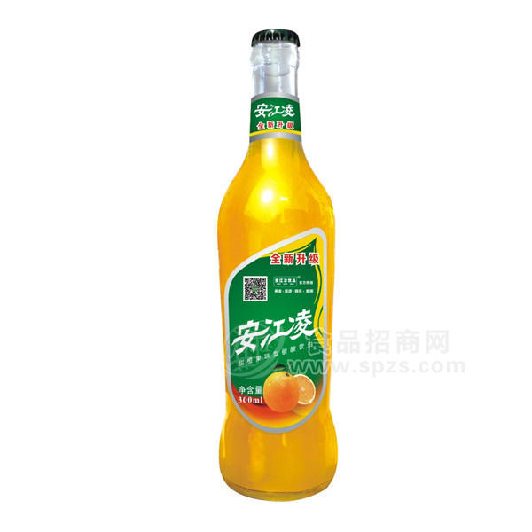 安江凌甜橙果味含汽飲料300ml