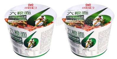 双椒牛肉六粮面