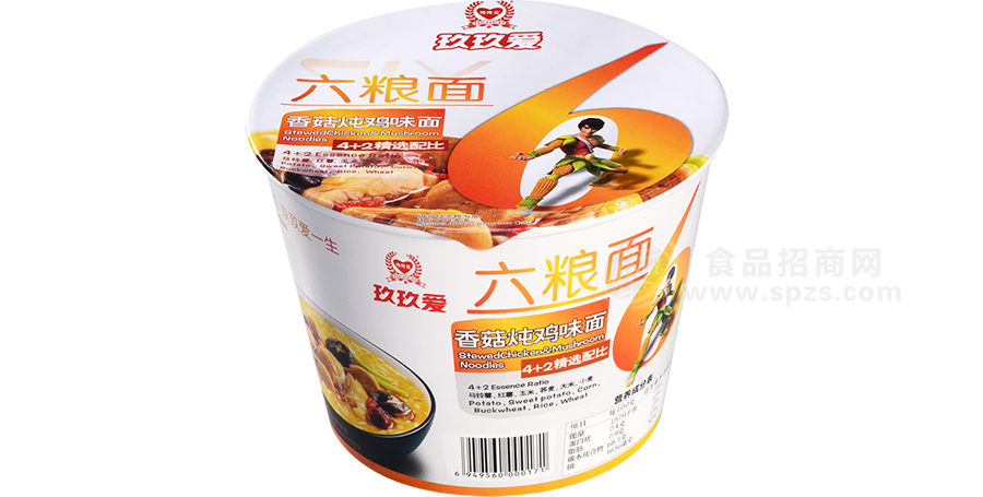 香菇炖鸡六粮面