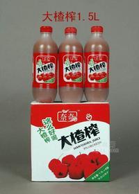 大楂榨 山楂飲料 果汁飲料1.5L