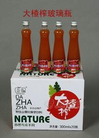 大楂榨 山楂飲料 果汁飲料玻璃瓶