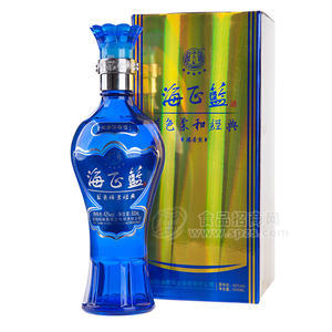 海正藍(lán) 藍(lán)色綿柔經(jīng)典500ml 濃香型白酒