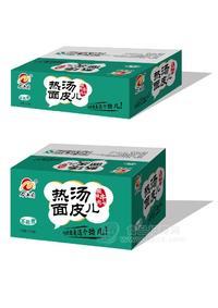 今满圆 热汤面皮儿 酸辣牛肉味 箱装 方便食品