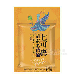 七可 苗家老鴨湯 調味品調味料 350g