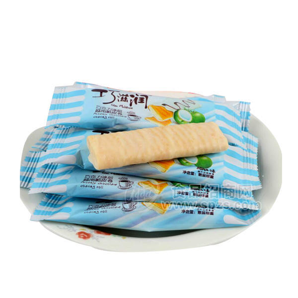 ·巧滋润 巧克力涂层饼干 