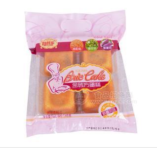 紫薯风味金砖方蛋糕