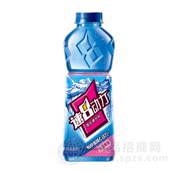 速8动力 维生素饮料 水蜜桃味 600ml
