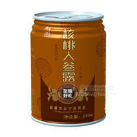 九仁 核桃人参露（马蹄罐）核桃露饮料 植物蛋白饮料240ml