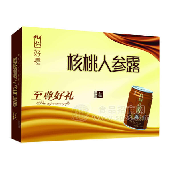 九仁 核桃人參露（馬蹄罐）240mlx20罐