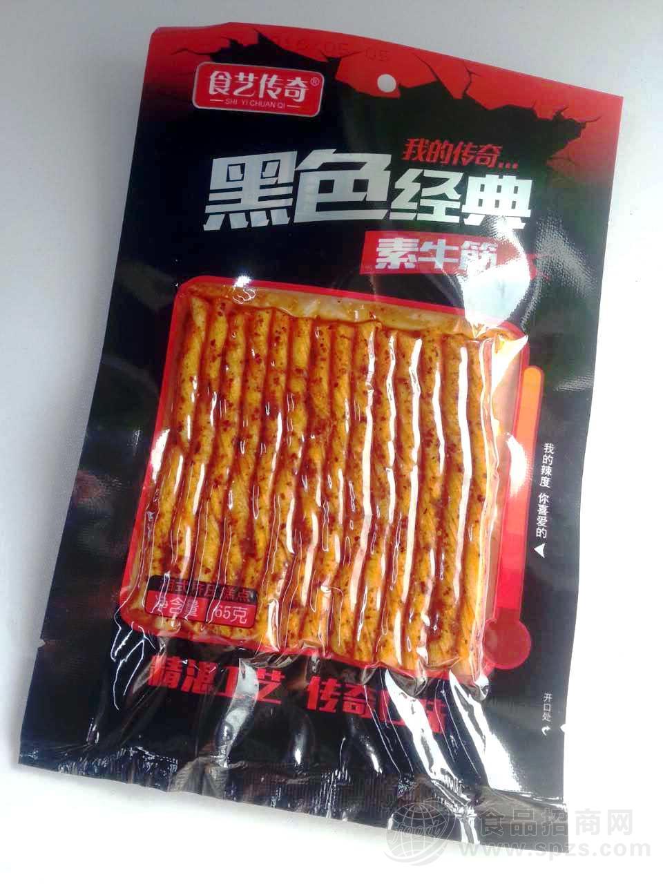 食艺传奇 素牛筋 65克面筋 辣条 湖南麻辣熟食