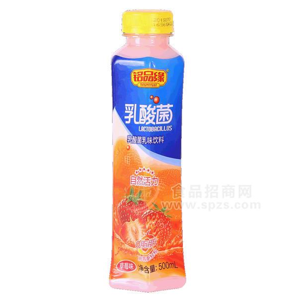 銘品緣 乳酸菌乳味飲料 草莓味 500ml