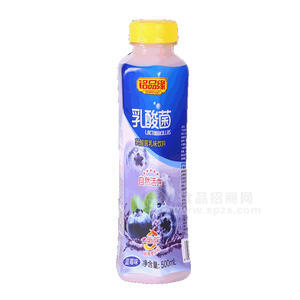 銘品緣 乳酸菌乳味飲料 藍(lán)莓味 500ml