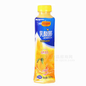 銘品緣 乳酸菌乳味飲料 芒果味 500ml