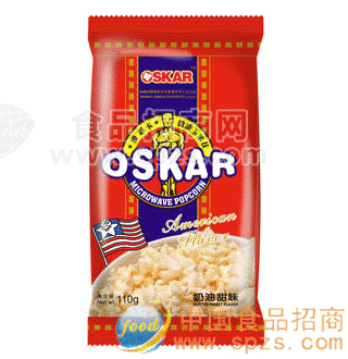 奧思卡®微波玉米花（奶油甜味）