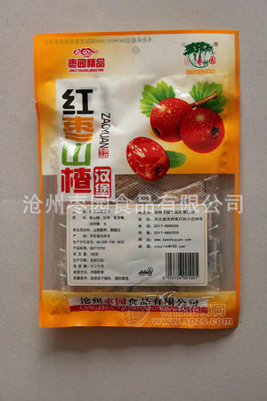 【枣树园】160g包装红枣山楂汉堡