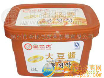 供应韩式大豆酱500g