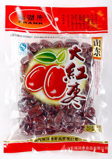 山東特產(chǎn)低價(jià)批發(fā)新棗福潤康380克優(yōu)級山東大紅棗！
