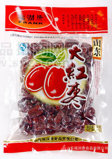 山东特产低价批发新枣福润康380克优级山东大红枣！