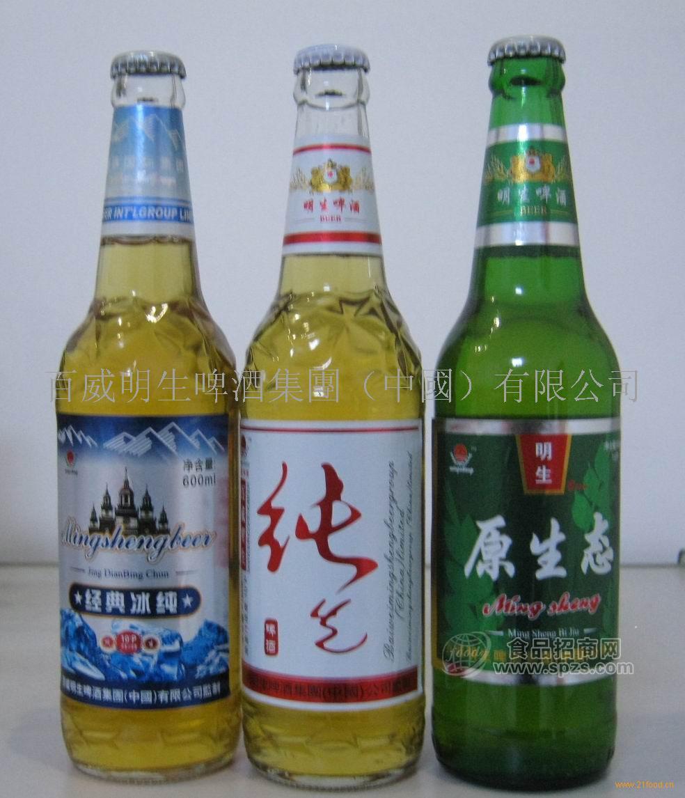 600ml百威明生啤酒