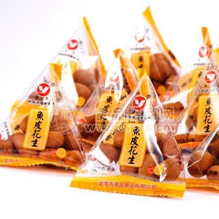 供應魚皮花生 三角包 8斤休閑食品