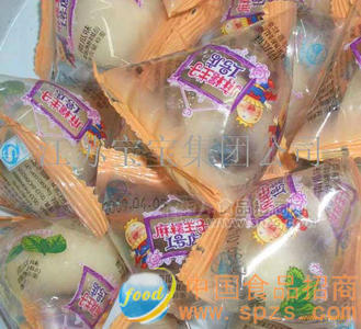 散装麻薯三角包装