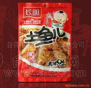 批发58g麻辣土鱼儿