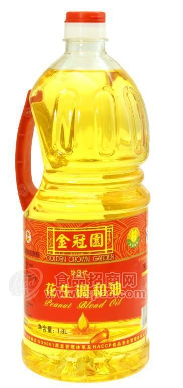 泉州永春金冠園花生調(diào)和油1.8L