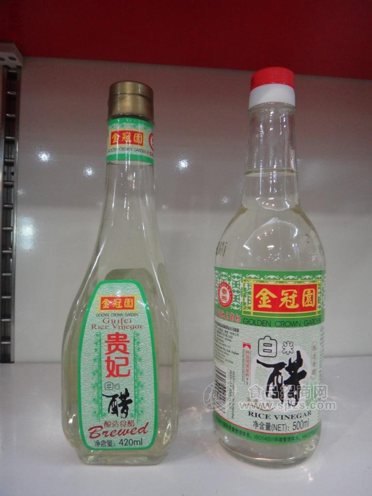 供应湖南步步高金冠园白米醋500ml