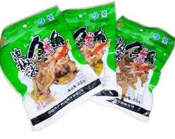 舟山特产 明珠海洋食品65克泡椒味鱿鱼 休闲海鲜零食批发