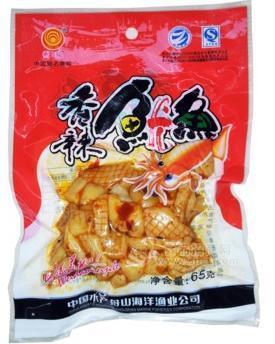舟山特產(chǎn) 明珠海洋食品65克香辣魷魚
