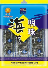 舟山特產(chǎn) 明珠海洋食品6克海苔