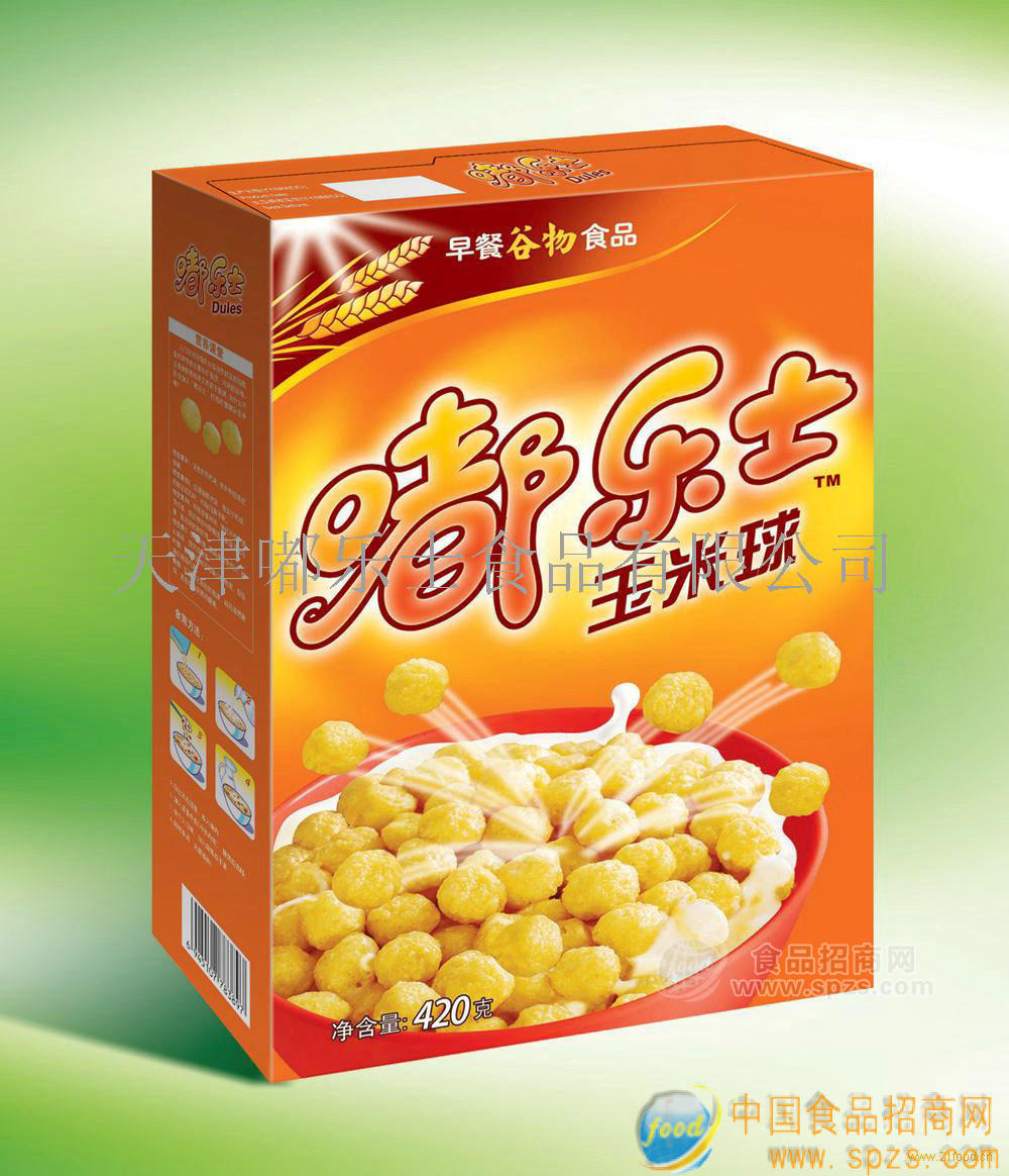 供應(yīng)嘟樂(lè)士早餐谷物--360g玉米球