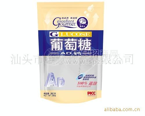 供應380g袋裝葡萄糖 AD鈣葡萄糖