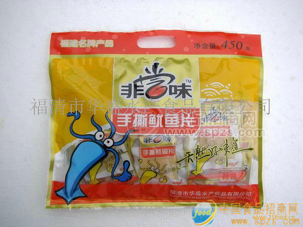 450克包裝 手撕魷魚片（辣味）