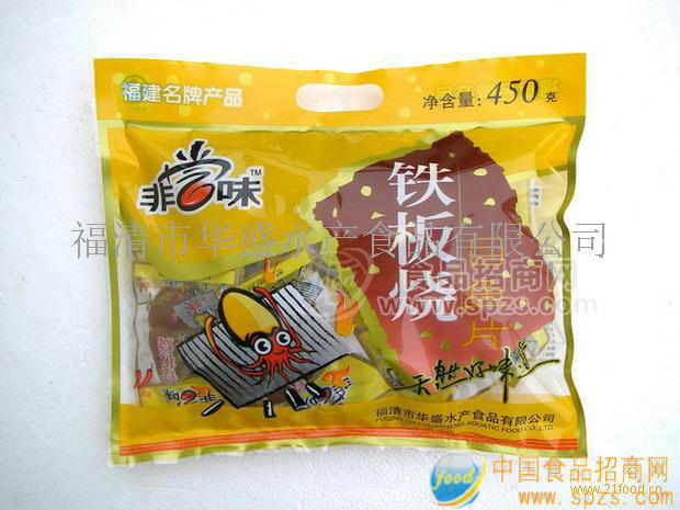 450克包裝 鐵板燒目魚片（辣味）