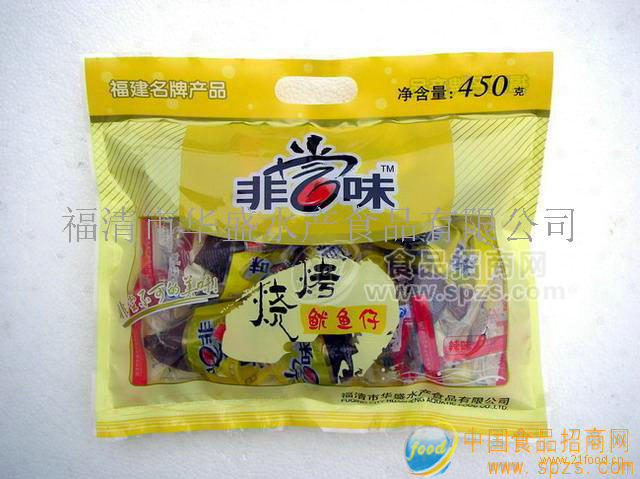450克包裝 燒烤魷魚仔（辣味）