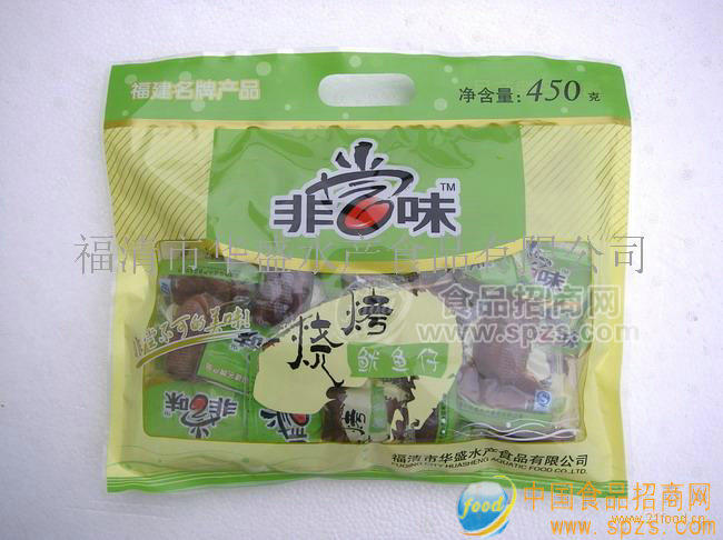 450克包裝 燒烤魷魚仔（原味）