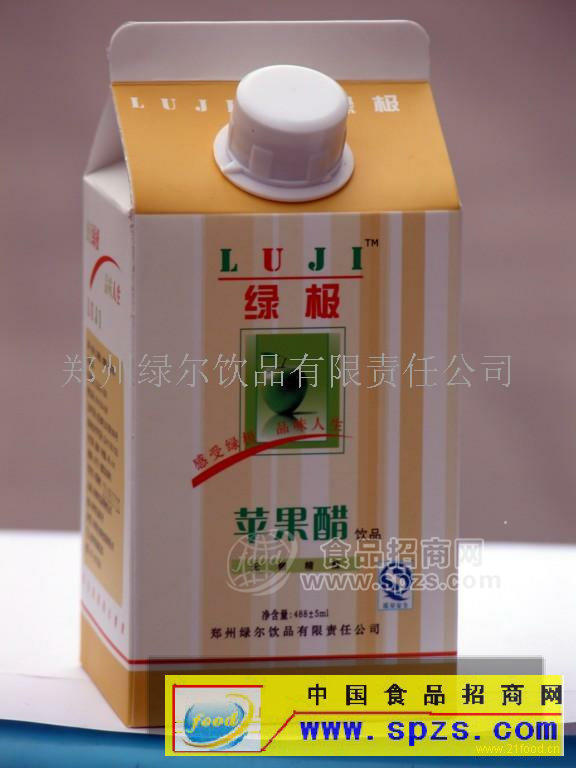 绿极500ml装苹果醋