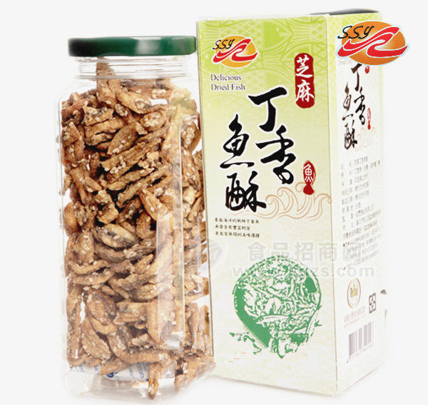 SSY食品 正品台湾进口 SSY芝麻丁香鱼 台湾名产 鱼美食